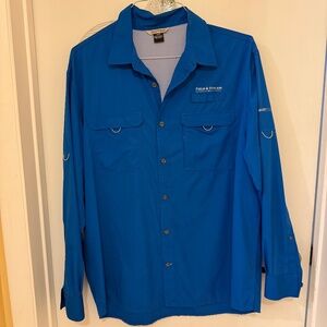 VERY GOOD CONDITION, FISHERMAN'S SHIRT, FULLY VENTED, LARGE